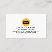 Aeroplane Taking Off Runway  名刺 (裏面)