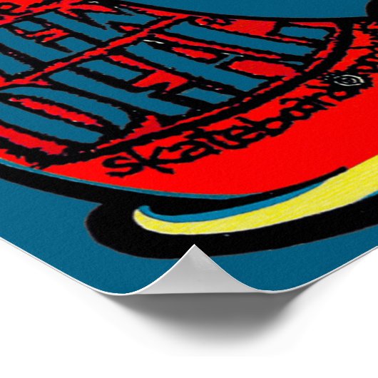 Aerosol New Skateboard Design  ポスター (角)