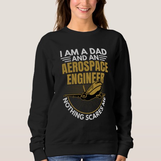Aerospace Engineer Dad Engineering Graphic スウェットシャツ (正面)