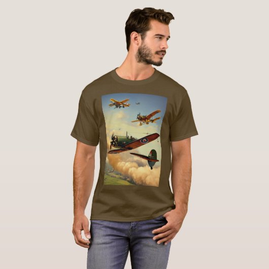 AeroStyle伝統:飛んでいるスルーファッション Tシャツ (正面フル)