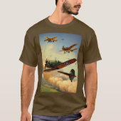 AeroStyle伝統:飛んでいるスルーファッション Tシャツ (正面)