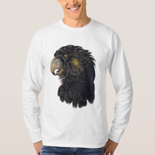 Aert Schouman 鳥の頭 ロングスリーブ Tシャツ (正面)
