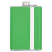 Aesの場合は緑の縁ど背景、白モダン色 フラスク (裏面)