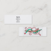 Aesculapiusのプロフィールカード スキニー名刺 (正面/裏面)