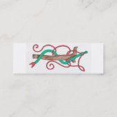 Aesculapiusのプロフィールカード スキニー名刺 (裏面)