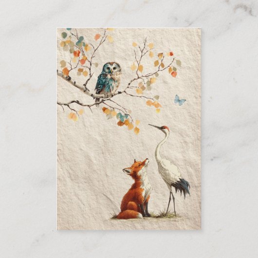 Aesop's Storybook Books for Baby Cards 名刺 (裏面)