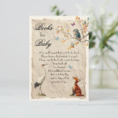 Aesop's Storybook Books for Baby Cards 招待状 (スタンド正面)