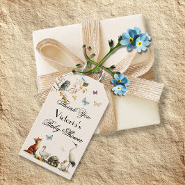 Aesop's Storybook Characters Baby Shower ギフトタグ