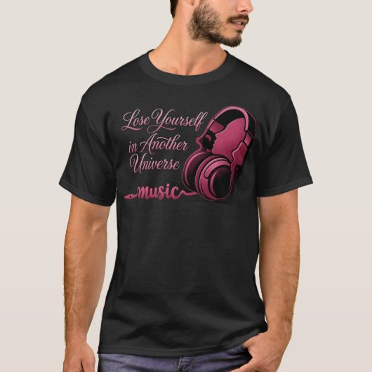Aesthetic音楽愛好家の引用 – Tシャツデザイン Tシャツ (正面)