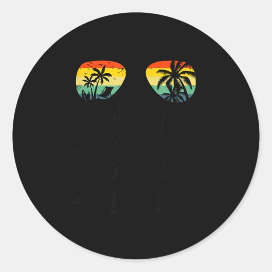 Aesthetic 2026 Spring Break Friends Family Matchin ラウンドシール (正面)