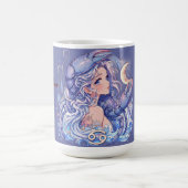Aesthetic Anime Cancer Zodiac Coffee Mug コーヒーマグカップ (中央)