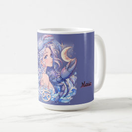 Aesthetic Anime Cancer Zodiac Coffee Mug コーヒーマグカップ