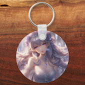  Aesthetic Anime Character Aluminum Keychain キーホルダー (正面)
