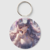  Aesthetic Anime Character Aluminum Keychain キーホルダー (裏面)