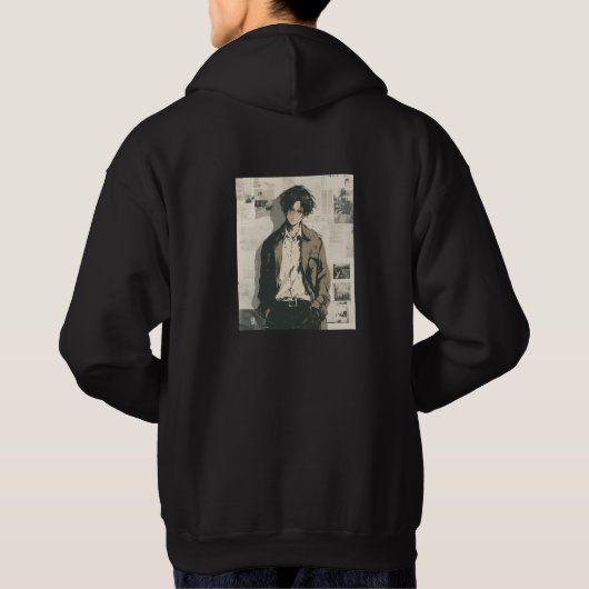 aesthetic anime hoodie パーカ (裏面)