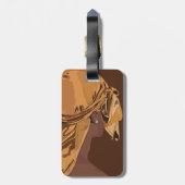 Aesthetic art Black man with durag artwork ラゲッジタグ (裏面縦)