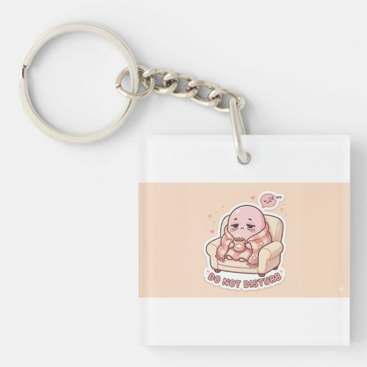 Aesthetic Art Stickers – Stylish Laptop & Planner  キーホルダー (正面)