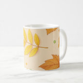 Aesthetic Autumn Leaves Coffee Mug コーヒーマグカップ (正面右)