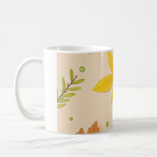 Aesthetic Autumn Leaves Coffee Mug コーヒーマグカップ