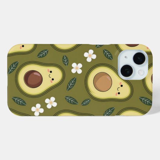 Aesthetic Avocado Case Case-Mate iPhoneケース (裏面 (横))