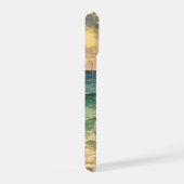 Aesthetic Beach Sunset Watercolor Custom Name iPhone 15ケース (右側面)
