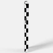 Aesthetic black and white checkerboard retro Case-Mate iPhoneケース (裏面 / 右)