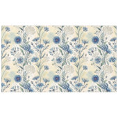 Aesthetic Blue Wildflowers テーブルクロス (正面(横))