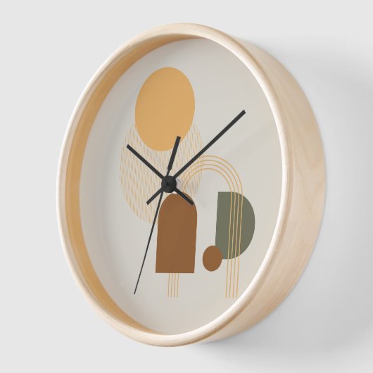 Aesthetic Boho - Acryl Wanduhr Boho Style 壁時計 (傾斜)