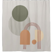 Aesthetic Boho - Boho Duschvorhang シャワーカーテン (正面)