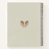 Aesthetic Boho Spiral Notebook ノートブック (裏面)