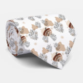 Aesthetic Boho Wildflowers Flowers  ネクタイ (ロール)