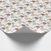 Aesthetic Boho Wildflowers Flowers  ラッピングペーパー (角)