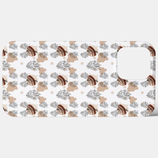 Aesthetic Boho Wildflowers Flowers  Case-Mate iPhoneケース (裏面 (横))