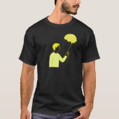 Aesthetic Brain Balloon • Funny Overthinking Art Tシャツ (正面)