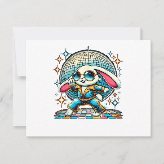 Aesthetic Bunny Disco 招待状 (正面)