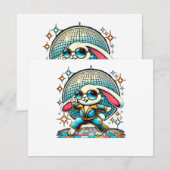 Aesthetic Bunny Disco 招待状 (正面/裏面)