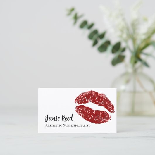 Aesthetic Business Card 名刺 (スタンド正面)