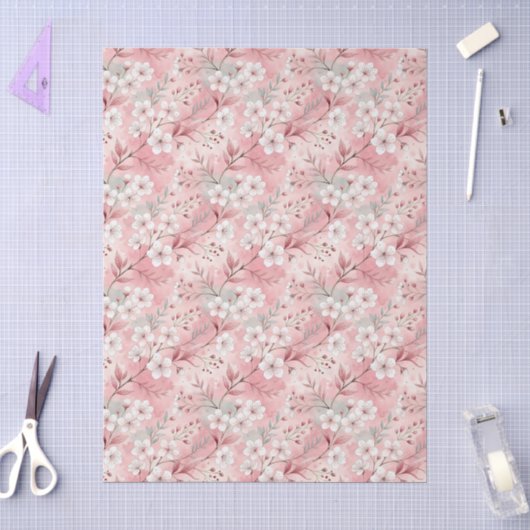 Aesthetic cherry blossoms 薄葉紙 (クラフト)