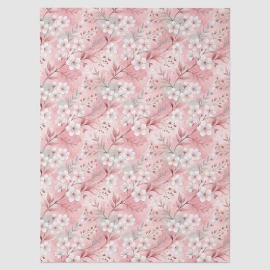 Aesthetic cherry blossoms 薄葉紙 (正面)