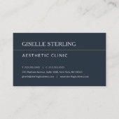 Aesthetic Clinic Office Appointment Reminder 予約カード (正面)