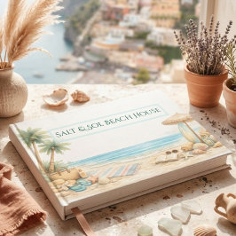 Aesthetic Coastal Calm Modern Soft Beach Resort ゲストブック