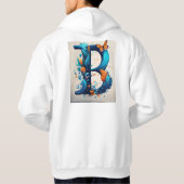 Aesthetic Colorful Graphic Hoodie – Trendy Modern  パーカ (裏面)