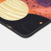 Aesthetic Cosmic Galaxy Planets and Stars Custom デスクマット (コーナー)