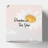 Aesthetic Daisy Flowers Pattern Favor Box フェイバーボックス (上部)