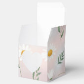 Aesthetic Daisy Flowers Pattern Favor Box フェイバーボックス (オープン)
