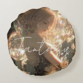 Aesthetic / Dark Fantasy Art ラウンドクッション (裏面)