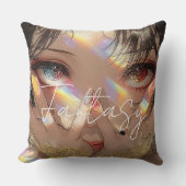 Aesthetic / Dark Fantasy Girl クッション (正面)