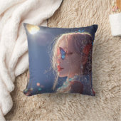 Aesthetic / Dark Fantasy Girl クッション (ブランケット)