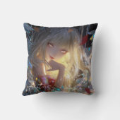 Aesthetic / Dark Fantasy Girl クッション (裏面)