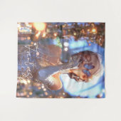 Aesthetic / Dark Fantasy Girl タペストリー (正面(横))